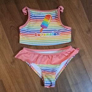 Cocomelon Rainbow Kids Swim Bikini